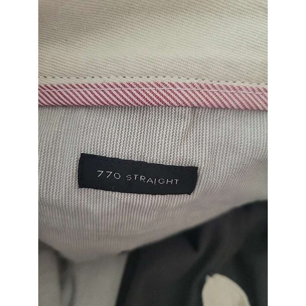 J. Crew 770 Straight Chino Pants Gray Mens Size 36x30 (Actual 38x29)